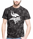 Men's Minnesota Vikings Team Logo Black Camo Men's T Shirt,baseball caps,new era cap wholesale,wholesale hats